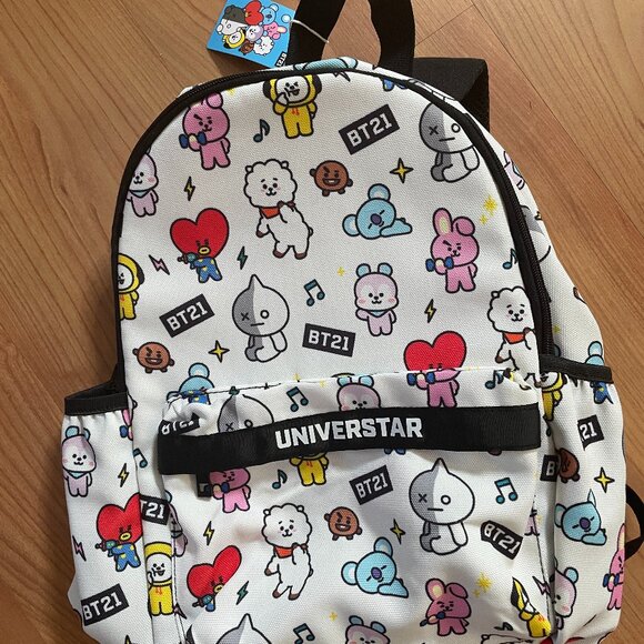 DISCONTINUED Official Miniso Universtar BT21 Backpack. BTS RJ Kpop - Picture 1 of 15